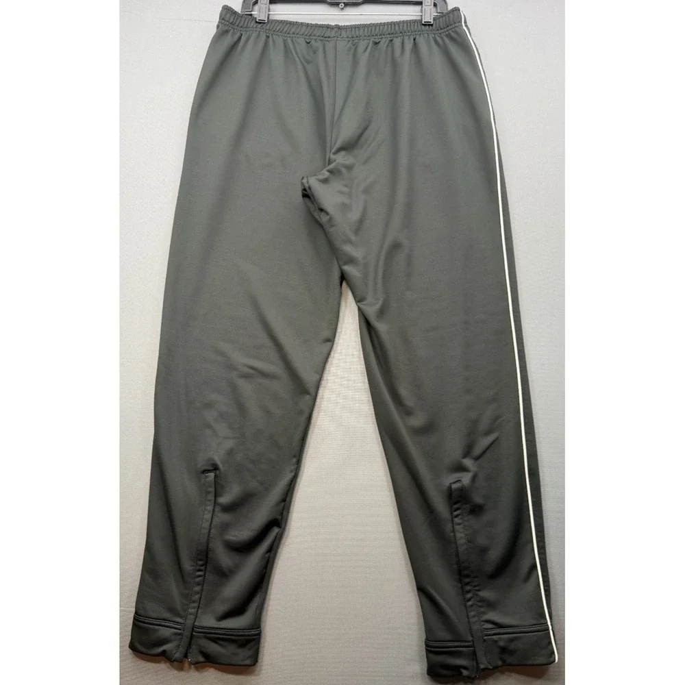 Vintage Nike Team Dri-FIT Track Pants Black Ankle Zip Y2K | Boy's Youth L 12-14